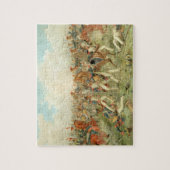 De slag om Vitoria, 21 juni 1813 (w/c op papier) Legpuzzel (Verticaal)