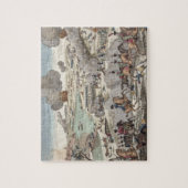 De slag om Wagram, 6 juli 1809 (graving) Legpuzzel (Verticaal)
