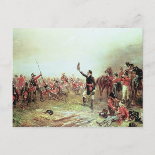 De slag om Waterloo, 18 juni 1815 2 Briefkaart (Voorkant)