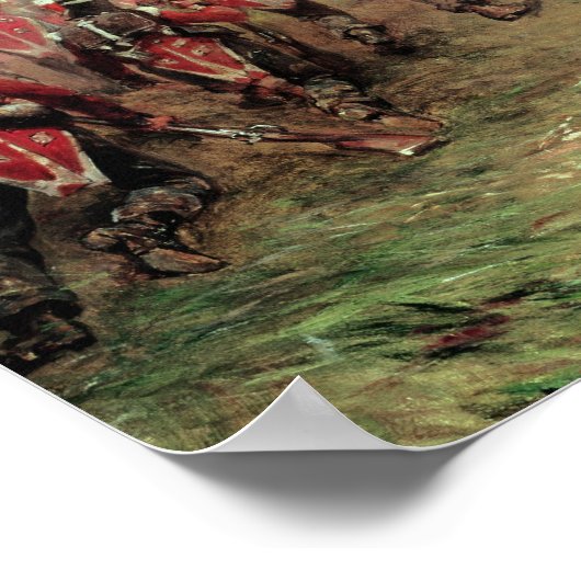 De slag om Waterloo, 18 juni 1815 2 Poster (Hoek)