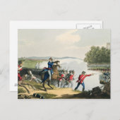 De slag om Waterloo besloot door de hertog van Wel Briefkaart (Voorkant / Achterkant)