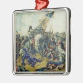 De slag om Waterloo in 1815, 1831 Metalen Ornament (Links)