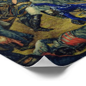 De slag om Waterloo in 1815, 1831 Poster (Hoek)