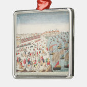 De slag om Yorktown, 19 oktober 1781 Metalen Ornament (Links)