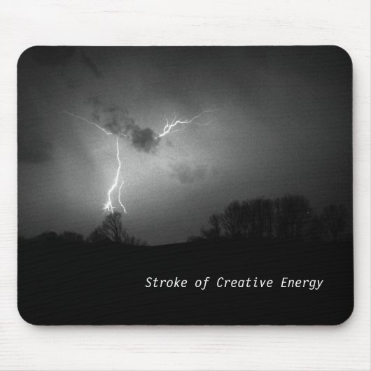 De slag van creatieve energie muismat (Voorkant)