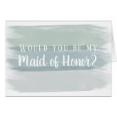 De Slag van de Borstel van de waterverf Maid van h (Voorkant Horizontaal)