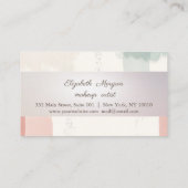 De Slag van de Borstel van de waterverf, Stripe Ka Klantenkaartje (Achterkant)