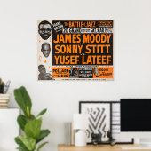 De Slag van de Jazz Vintage Poster (Thuiskantoor)