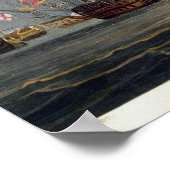 De slag van de Nijl, 1 augustus 1798, gegraveerd Poster (Hoek)