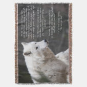 De Slag van de Twee Wolven Deken (Voorkant Verticaal)