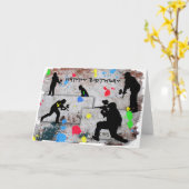 De Slag van Paintball Kaart (Gele Bloem)