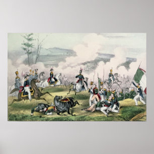 De slag van Palo Alto, Californië, 8 mei 1846 Poster