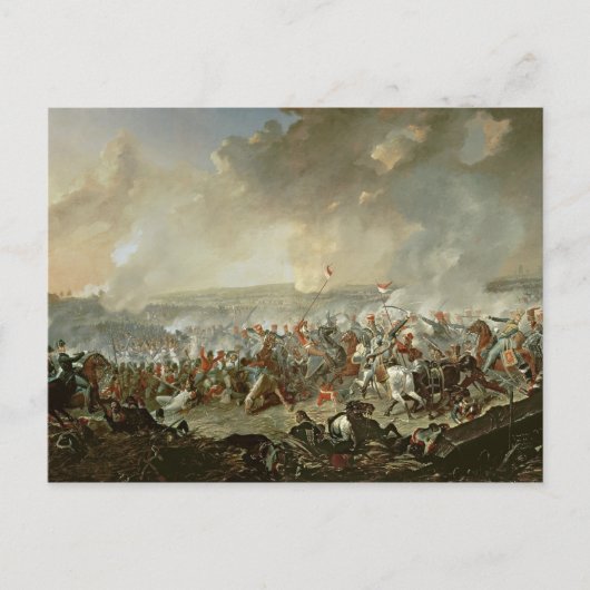 De slag van Waterloo, 18 Juni 1815 Briefkaart (Voorkant)