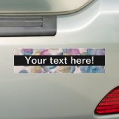 De slagen van de borstel abstract ontwerp bumpersticker (Op auto)