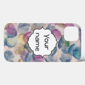 De slagen van de borstel abstract ontwerp Case-Mate iPhone case (Achterkant (horizontaal))