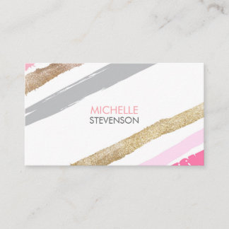 De Slagen van de Borstel van de verf de Binnenste  Visitekaartje