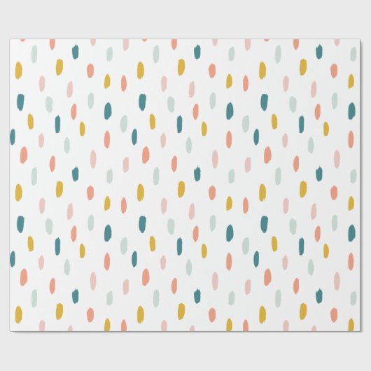 De slagen van de Borstel van de waterverf in paste Cadeaupapier (Vlak)