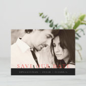 De Slagen van de liefde sparen de Datum Save The Date (Staand voorkant)