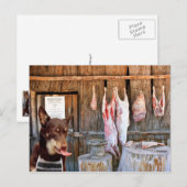 De slager briefkaart (Voorkant / Achterkant)