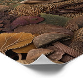 De slak | Sunny Autumn Forest Art Poster (Hoek)
