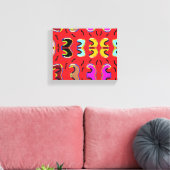 De slak van de kunst canvas afdruk (Insitu (Woonkamer))