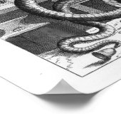 De slang en de bestanden kunnen worden gevuld poster (Hoek)