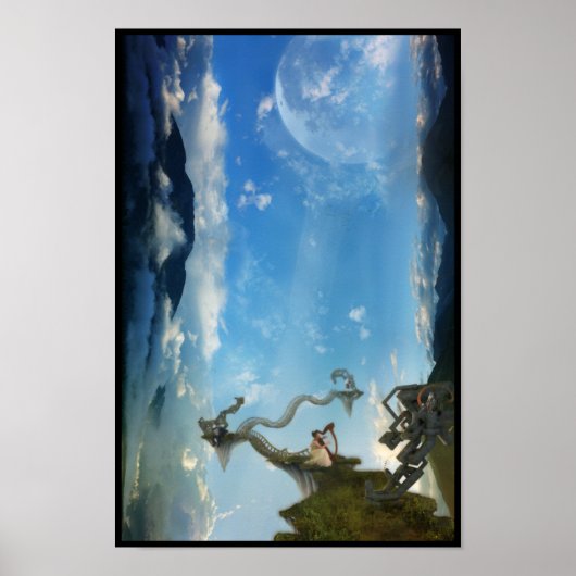 de slang en de maan poster (Voorkant)