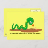 De slang en de worm briefkaart (Voorkant / Achterkant)