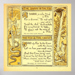 De Slang en het Dossier Walter Crane Poster