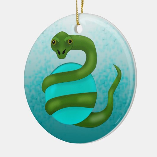 De slang keramisch ornament (Links)