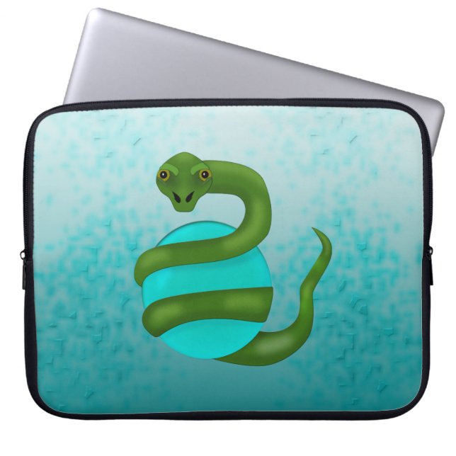 De slang laptop sleeve (Voorkant)