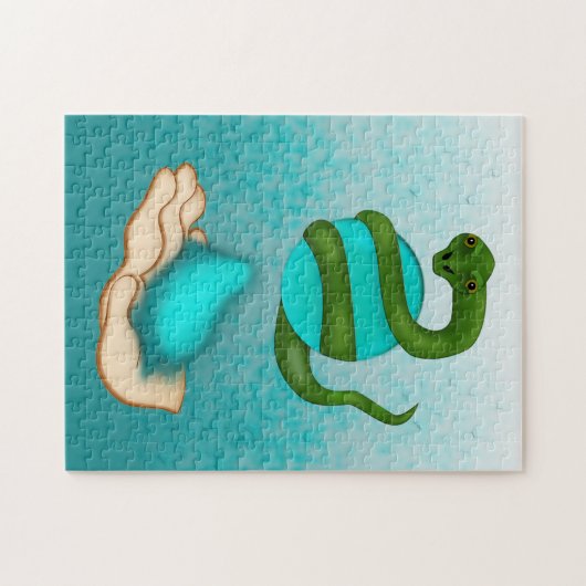De slang legpuzzel (Horizontaal)