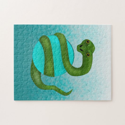 De slang legpuzzel (Horizontaal)