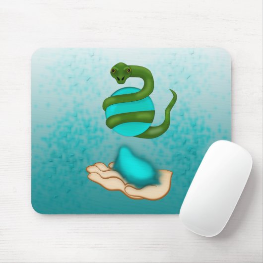 De slang muismat (Met muis)