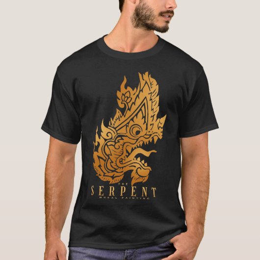 De slang muurschildering t-shirt (Voorkant)