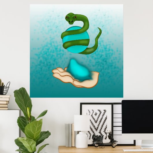 De slang poster (Thuiskantoor)