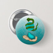 De slang ronde button 5,7 cm (Voorkant /achterkant)