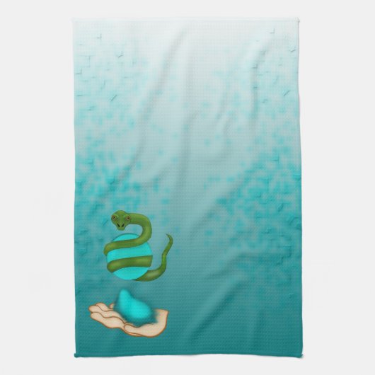 De slang theedoek (Verticaal)