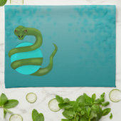 De slang theedoek (Gevouwen)