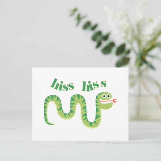 De Slang van de Sisklank van de sisklank Briefkaart (Staand voorkant)