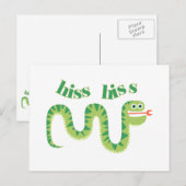 De Slang van de Sisklank van de sisklank Briefkaart (Voorkant / Achterkant)