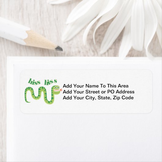 De Slang van de Sisklank van de sisklank Etiket (Insitu)