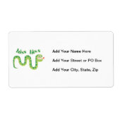 De Slang van de Sisklank van de sisklank Etiket (Voorkant)