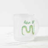 De Slang van de Sisklank van de sisklank Matglas Koffiemok (Voorkant rechts)