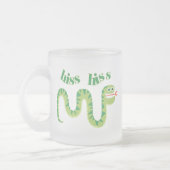 De Slang van de Sisklank van de sisklank Matglas Koffiemok (Links)