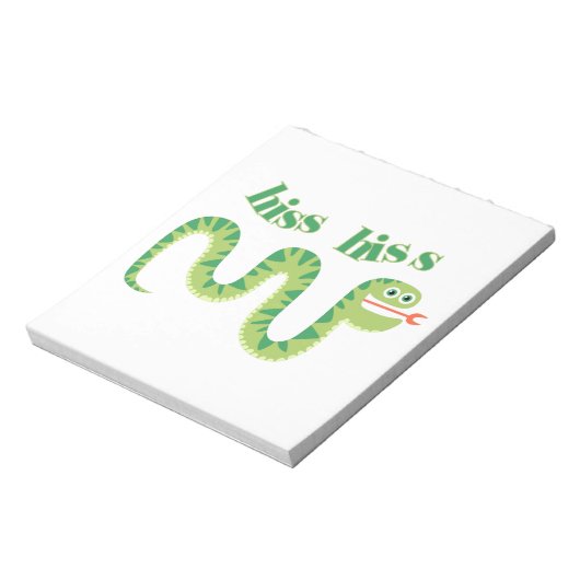 De Slang van de Sisklank van de sisklank Notitieblok (Linkerzijde)