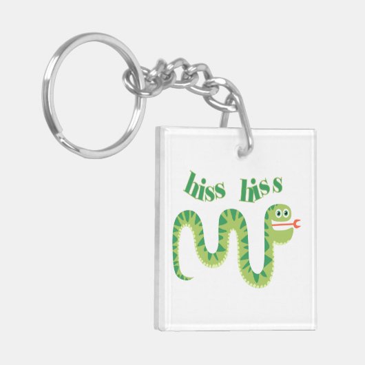 De Slang van de Sisklank van de sisklank Sleutelhanger (Voorkant Links)