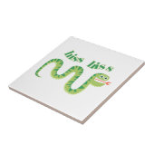 De Slang van de Sisklank van de sisklank Tegeltje (Zijkant)