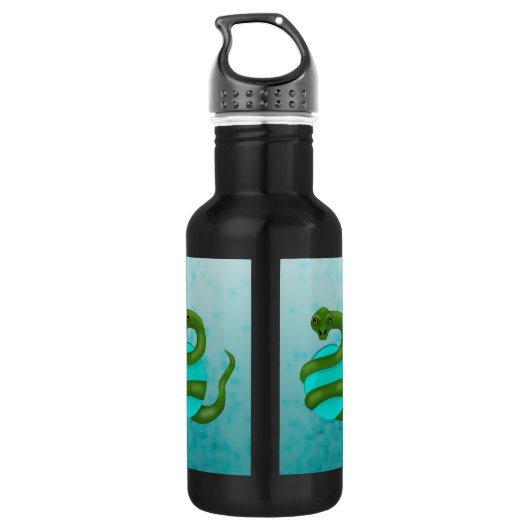 De slang waterfles (Achterkant)