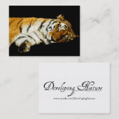 De slapende Amoer Mini Print Visitekaartje (Voorkant / Achterkant)